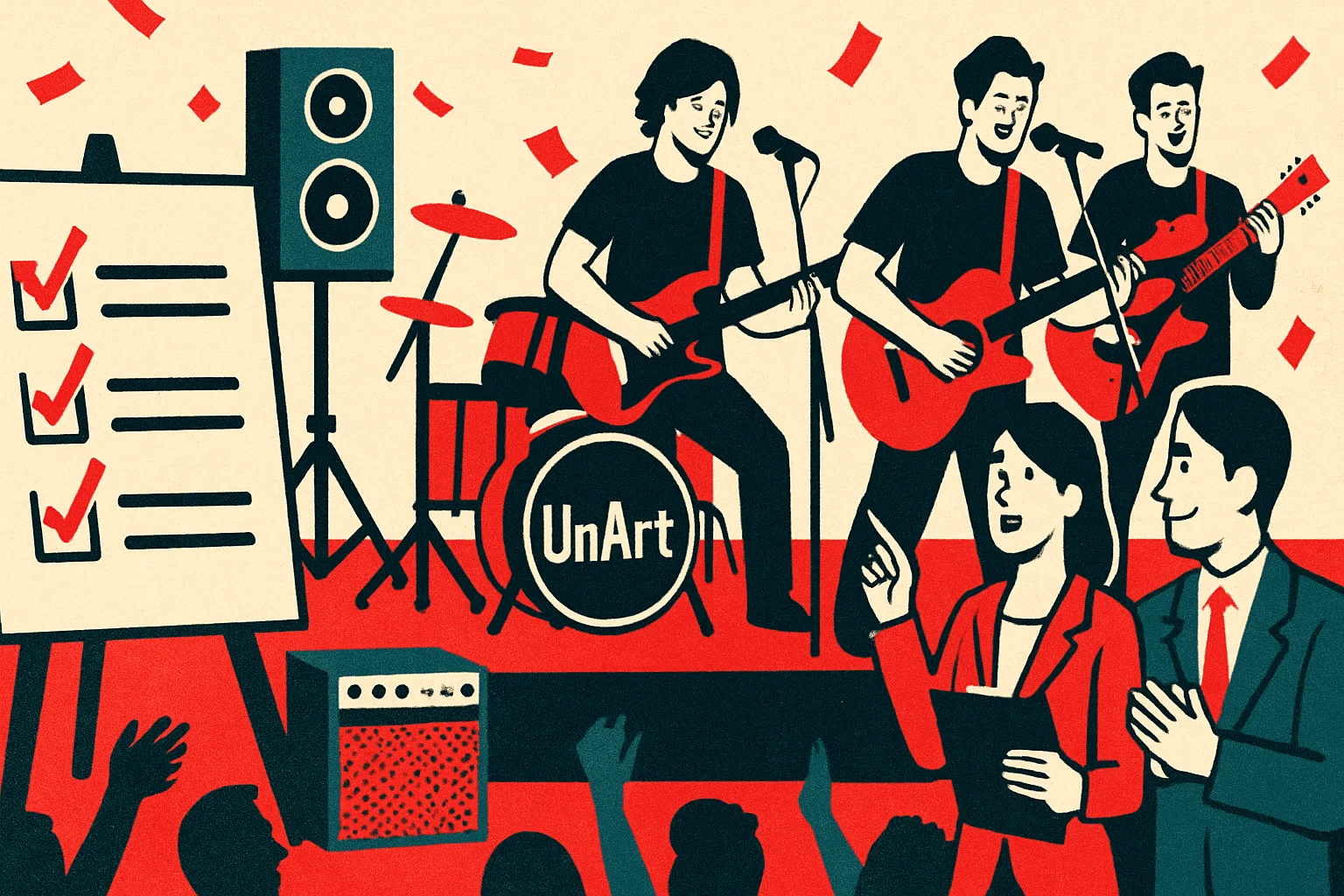 Titelbild: Checkliste für Dein Firmenevent: So klappt's mit der Liveband
